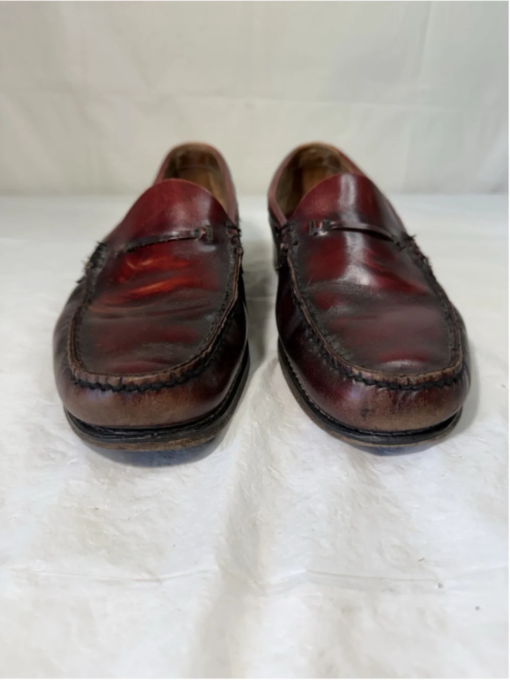 G.H. Bass & Co. Weejuns Logan Shoes Mens Size 9 M Leather Penny Loafers
